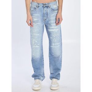 AMIRI Distressed Relaxed Fit Jeans Men LIGHT BLUE Pants